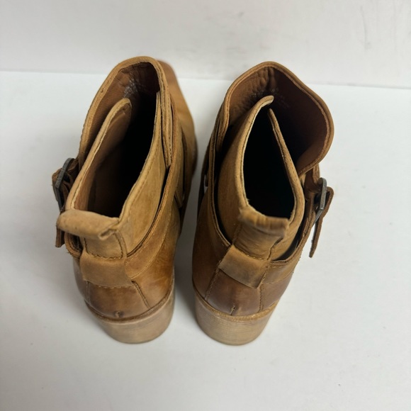 Free People Womens Back Loop Ankle Boot Washed Tan Size EU38.5 M US8.5 - Picture 4 of 6